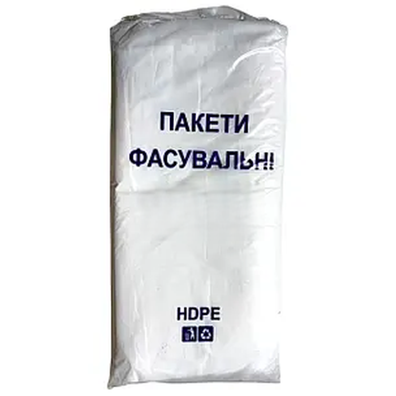 Пакет фасувальний HDPE, 5 мкм, 10х22 см, 1000 шт.